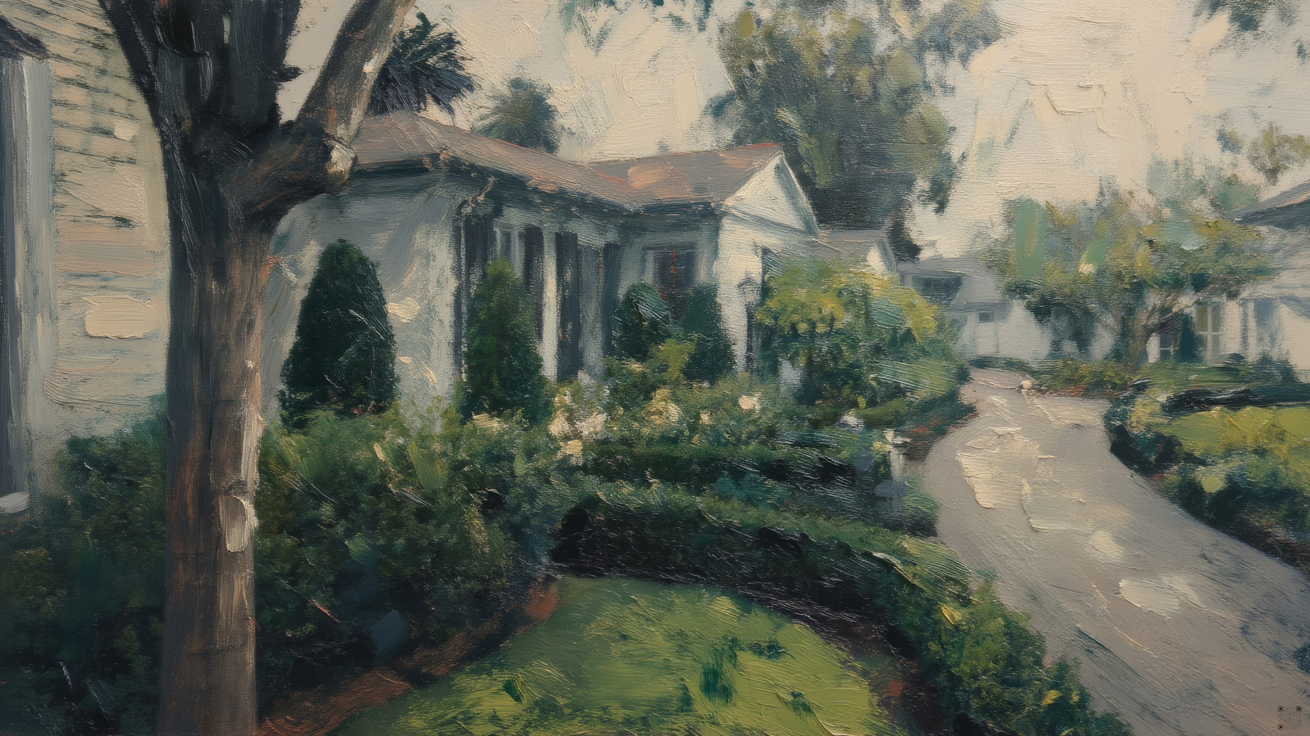 Morning Shadows at the Estate